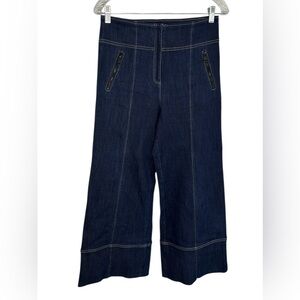 Cinq a Sept(5 a 7) Wide Leg High-Rise Denim Jeans Women’s Size 8 Preppy Boho